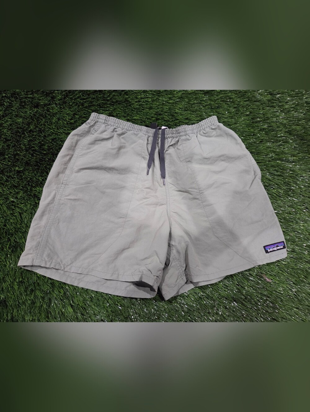Patagonia Men’s Olive Green Athletic Drawstring Shorts